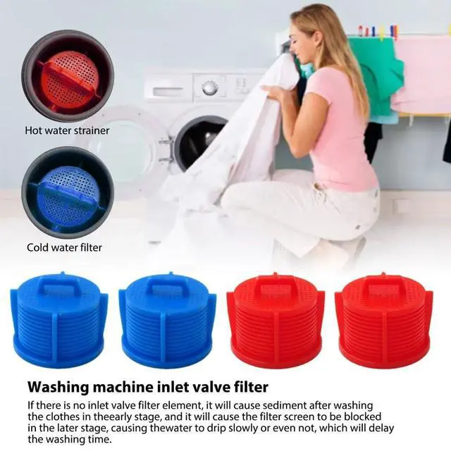 Alt view image 3 of 7 - Premium Washer Water Inlet Valve Filter Screen for Kenmore LG Washing Machine, Replace AGM73269501 (4 Pack)