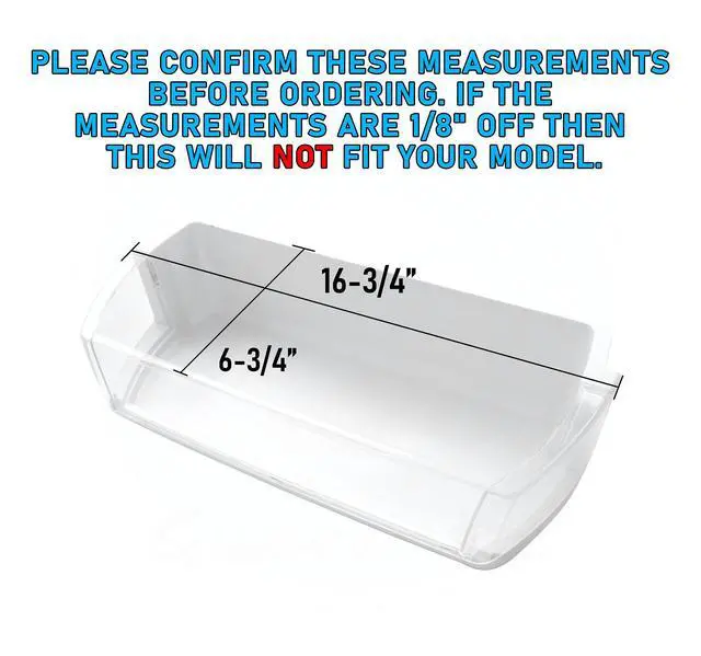 Alt view image 2 of 6 - UPGRADED Appliance DA97-03290A Door Bin Assembly Guard (Right) Compatible with Samsung Refrigerator - DA63-02832A