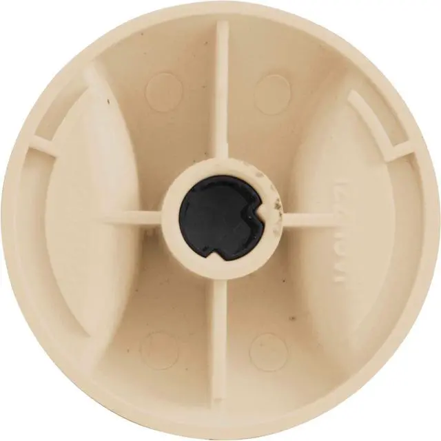 Alt view image 4 of 5 - Knob, Air Control, JWB, 1/4", Almond