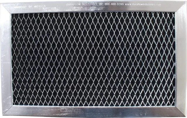 Alt view image 2 of 6 - Replacement Carbon Filter Compatible with GE WB06X10823, WB02X11124, JX81J, Samsung DE63-00367E 3-7/8 x 6-1/8 x 3/8 4-Pack