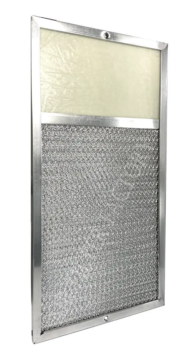 Alt view image 2 of 6 - Grease Light Lens Filter R610027 Replacement For Broan Range Hood Rangeaire 610027 Kitchen Grease Exhaust Fan Filter 7-5/8" X 14-1/8" X 3/8"