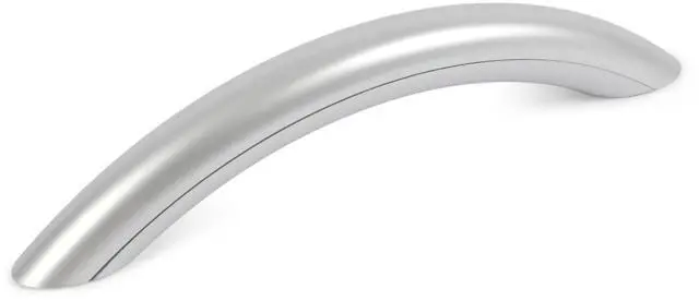 Main image of 8184264 Microwave Door Handle Compatible with Whirlpool KHMS155LBL0 KHMS155LBT0 KHMS155LSS0 KHMS155LWH0 Replacement ABS Plastic Silvery Painted