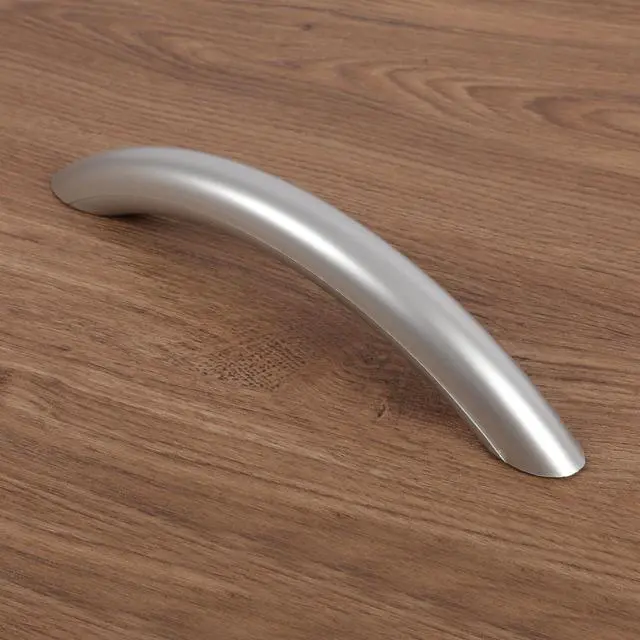 Alt view image 4 of 7 - 8184264 Microwave Door Handle Compatible with Whirlpool KHMS155LBL0 KHMS155LBT0 KHMS155LSS0 KHMS155LWH0 Replacement ABS Plastic Silvery Painted