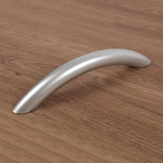 Alt view image 5 of 7 - 8184264 Microwave Door Handle Compatible with Whirlpool KHMS155LBL0 KHMS155LBT0 KHMS155LSS0 KHMS155LWH0 Replacement ABS Plastic Silvery Painted