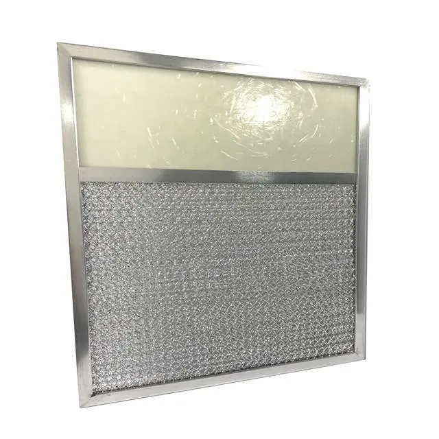 Alt view image 2 of 6 - 11-3/8 X 11-3/4 X 3/8 Inches Range Hood Aluminum Lens Grease Filters 2-Pack