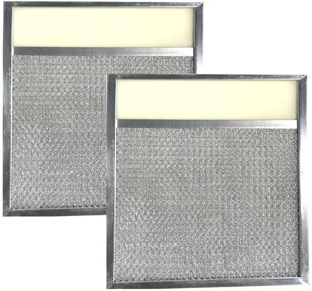 Main image of 11-3/8 X 11-3/4 X 3/8 Inches Range Hood Aluminum Lens Grease Filters 2-Pack