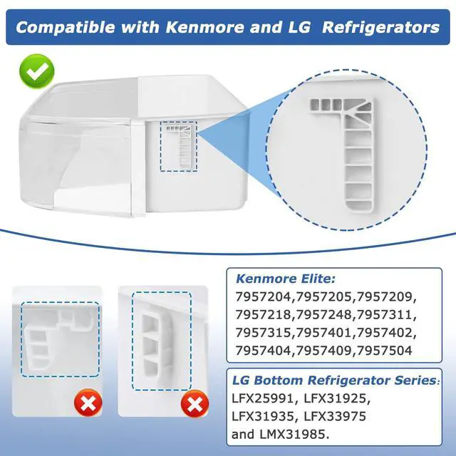 Alt view image 2 of 6 - Refrigerator Door Bin AAP73252202