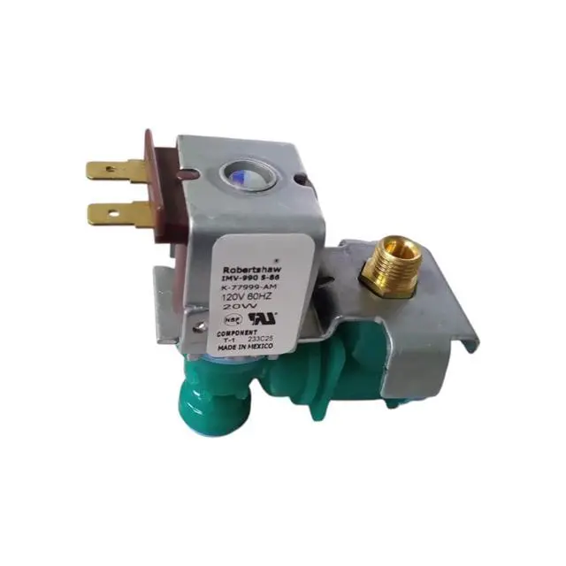 Alt view image 2 of 6 - Refrigerator Water Solenoid Inlet Valve Pump for Whirlpool WPW10498990 W10498990