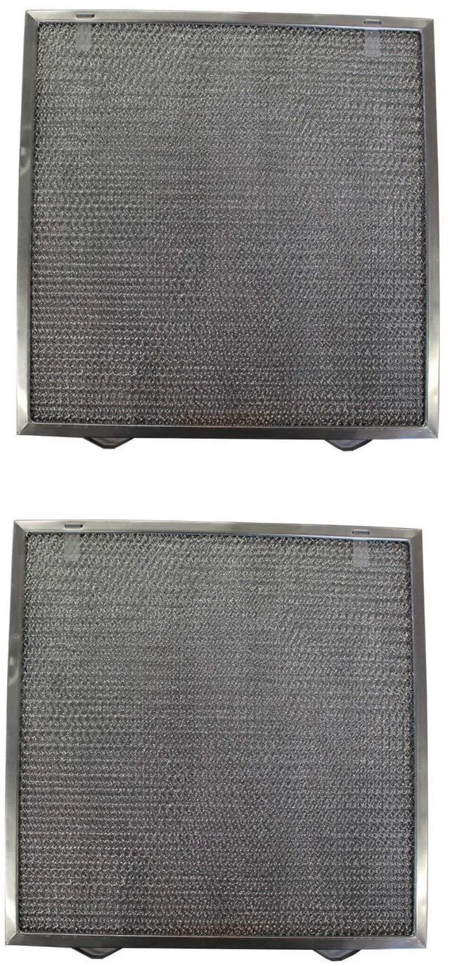Main image of Replacement Aluminum Filters Compatible with Broan 97017415, S97017415, G-8193 13-3/4 x 14 x 3/8 (2 PTSS, 2 TSSS) 2-Pack