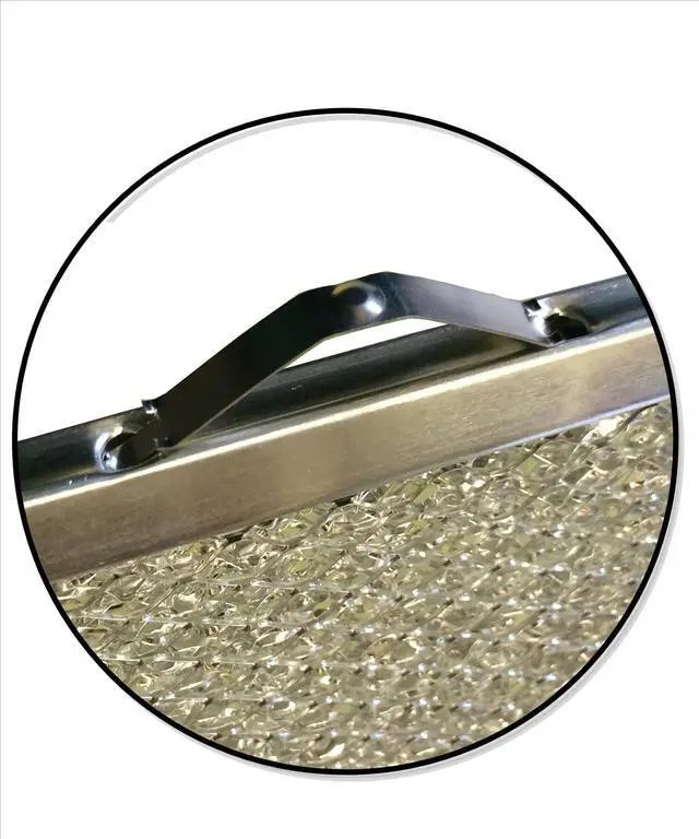 Alt view image 3 of 4 - ® Aluminum Mesh Grease Filter Replacement for Dacor® 62978, AP3393587, 1174081 Washable 2 Pack Made in USA 11-7/8" x 13-5/16" x 3/8" with 1PTSS 2TSSS