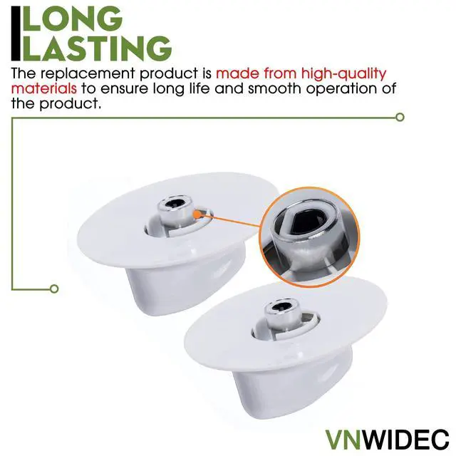 Alt view image 2 of 4 - 2PC Dryer Timer Knob for GE GTDX100EM1WW GTDX180ED3WW GTDX180ED0WW | Fits General Electric GTDX180ED5WW, GTDX100EM0WW, DBB5000EF0GG, DBB5000GF0GG, DBXR300EF0WS