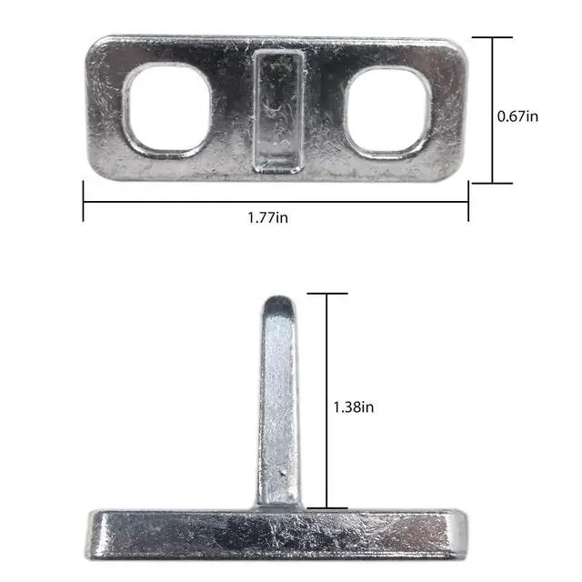 Alt view image 2 of 7 - New 5304505088 Washer Door Strike for Frigidaire Electrolux Washer Door Latch ELFW7337AW0, Replace AP6031188, 4452319, PS11766033 Washing Machine Parts