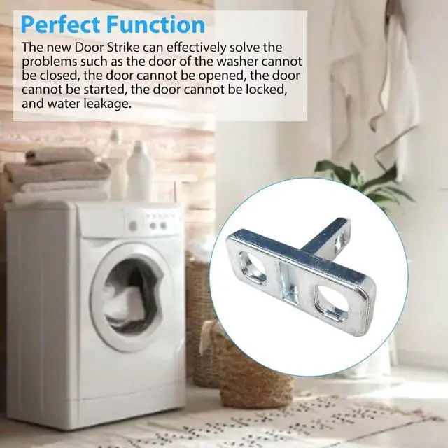 Alt view image 6 of 7 - New 5304505088 Washer Door Strike for Frigidaire Electrolux Washer Door Latch ELFW7337AW0, Replace AP6031188, 4452319, PS11766033 Washing Machine Parts