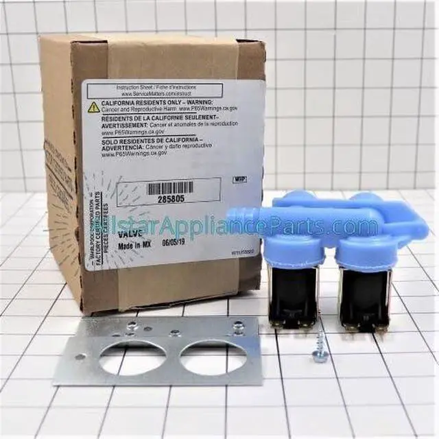 Alt view image 2 of 5 - 285805 Washing Machine Water Inlet Valve Kit