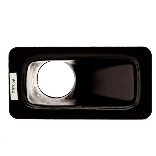 Alt view image 2 of 4 - Bb7009 Plastic Single Bumper Duct 5"H X 9 3/4"W X 5 1/2"D For 3" Duct Hose
