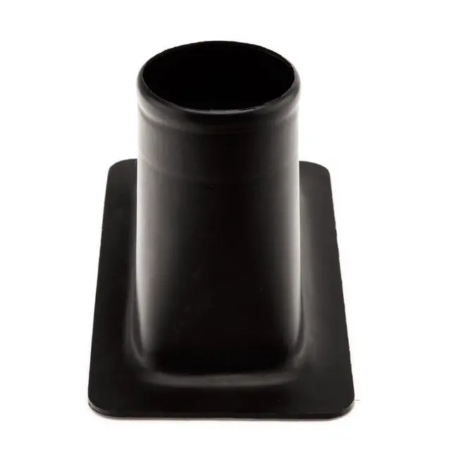 Alt view image 4 of 4 - Bb7009 Plastic Single Bumper Duct 5"H X 9 3/4"W X 5 1/2"D For 3" Duct Hose