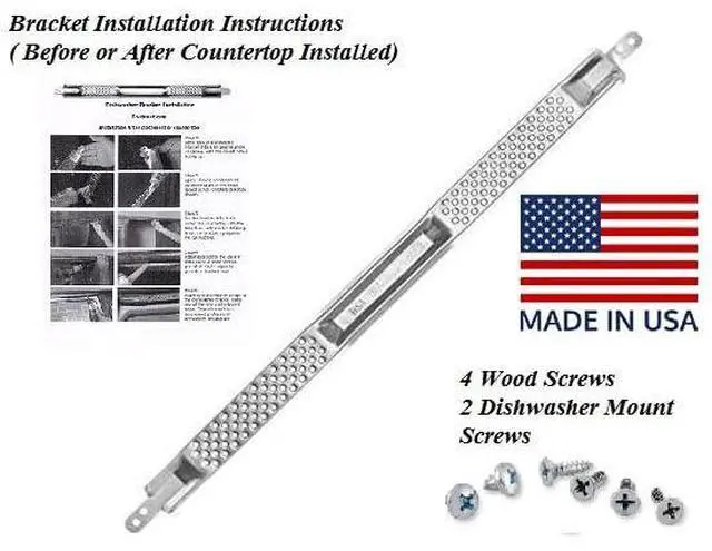 Alt view image 3 of 3 - Mounting Bracket Made in USA! Dishwasher Bracket (5 Pack)