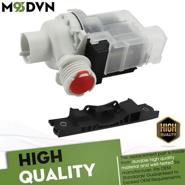 Alt view image 2 of 6 - Drain Pump Replacement For Frigidaire Affinity Parts 137221600 134051200 2754548 137108100 M65 M89 M222-5 Washer, Kenmore 41798802891 41744052400 Frigidaire FEX831FS2 ATF7000FS1 FTF530FS Washer