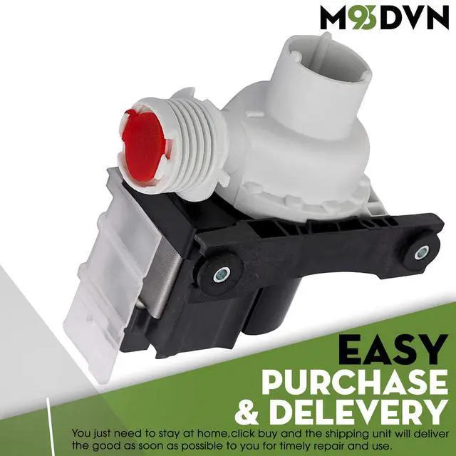 Alt view image 5 of 6 - Drain Pump Replacement For Frigidaire Affinity Parts 137221600 134051200 2754548 137108100 M65 M89 M222-5 Washer, Kenmore 41798802891 41744052400 Frigidaire FEX831FS2 ATF7000FS1 FTF530FS Washer
