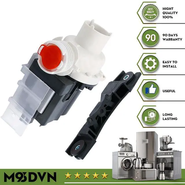 Alt view image 6 of 6 - Drain Pump Replacement For Frigidaire Affinity Parts 137221600 134051200 2754548 137108100 M65 M89 M222-5 Washer, Kenmore 41798802891 41744052400 Frigidaire FEX831FS2 ATF7000FS1 FTF530FS Washer