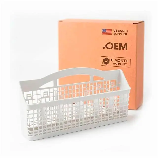 Main image of W11772520 Silverware Basket For Kenmore Maytag Whirlpool Dishwashers | Replaces W11750346 WP8562045 4998631 AP8058557 PS18355580