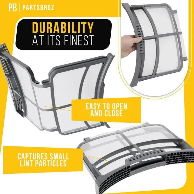 Alt view image 4 of 7 - Dryer Lint Filter Screen for General Electric GE GFD85ESSN1WW