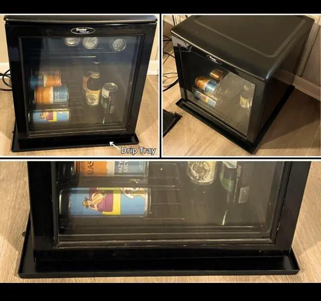 Alt view image 3 of 5 - Hard Plastic Mini Fridge Drip Tray