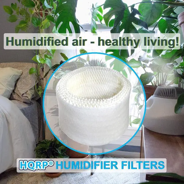Alt view image 7 of 7 - 2-Pack Wick Filter Compatible with Sunbeam 1118, 1119, 1120 Humidifiers; White Westinghouse WST7503 WST-7501ZE WST7501ZE WST7505