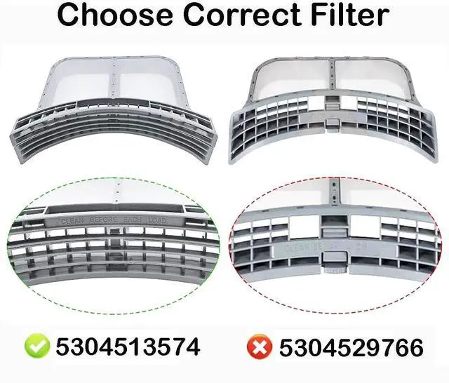 Alt view image 3 of 5 - Dryer Lint Screen Filter 5304513574 Compatible Replacement for Electrolux/Frigidaire Ultra Durable Lint Screen Trap, Dryers Filter Assembly Replacement