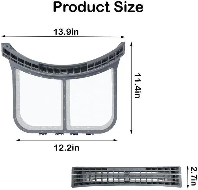 Alt view image 4 of 5 - Dryer Lint Screen Filter 5304513574 Compatible Replacement for Electrolux/Frigidaire Ultra Durable Lint Screen Trap, Dryers Filter Assembly Replacement