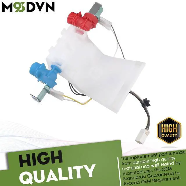 Alt view image 2 of 6 - Water Inlet Valve Replacement For Maytag 7MMMS0560WW0 7MMTS0520WW0 MVWC450WW0 MVWC700VJ1 MVWC700VW1 MVWC300VW1 MVWC400VW1 MVWC500VW1 Machine, Roper RTW4305VQ1 RTW4440VQ1 RTW4305XQ0 RTW4305VQ2 Washer