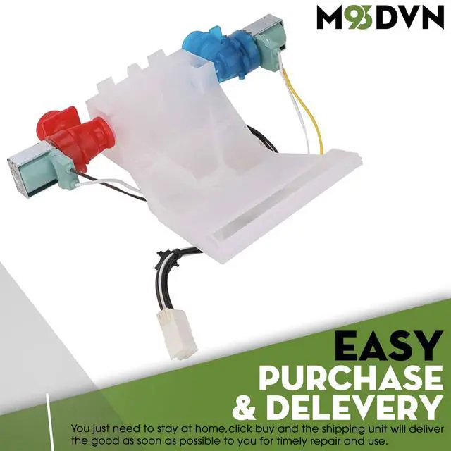 Alt view image 5 of 6 - Water Inlet Valve Replacement For Maytag 7MMMS0560WW0 7MMTS0520WW0 MVWC450WW0 MVWC700VJ1 MVWC700VW1 MVWC300VW1 MVWC400VW1 MVWC500VW1 Machine, Roper RTW4305VQ1 RTW4440VQ1 RTW4305XQ0 RTW4305VQ2 Washer