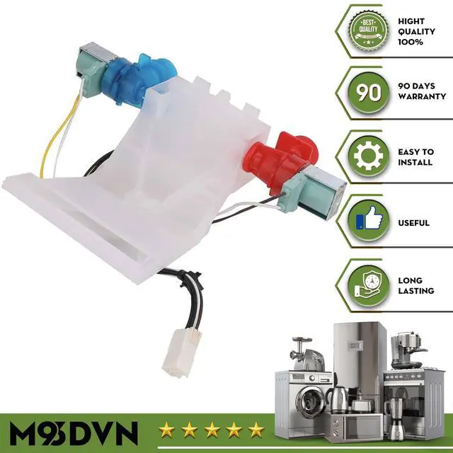 Alt view image 6 of 6 - Water Inlet Valve Replacement For Maytag 7MMMS0560WW0 7MMTS0520WW0 MVWC450WW0 MVWC700VJ1 MVWC700VW1 MVWC300VW1 MVWC400VW1 MVWC500VW1 Machine, Roper RTW4305VQ1 RTW4440VQ1 RTW4305XQ0 RTW4305VQ2 Washer