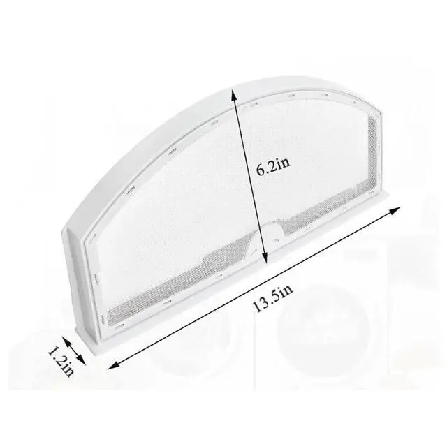 Alt view image 4 of 4 - Dryer Lint Screen Filter WE03X23881 Replacement for General Electric (GE) GTD33EASK0WW, GTD33GASK0WW, GTD33PASK0WW, GTD42EASJ0WW & HotPoint HTX24EASK0WS, HTX24EASK0WW, HTX24GASK0WS Dryer