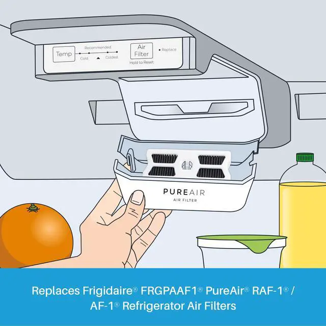 Alt view image 5 of 6 - SP-FRPA1 Pure Air Filter Compatible for Frigidaire FRGPAAF1 AF-1