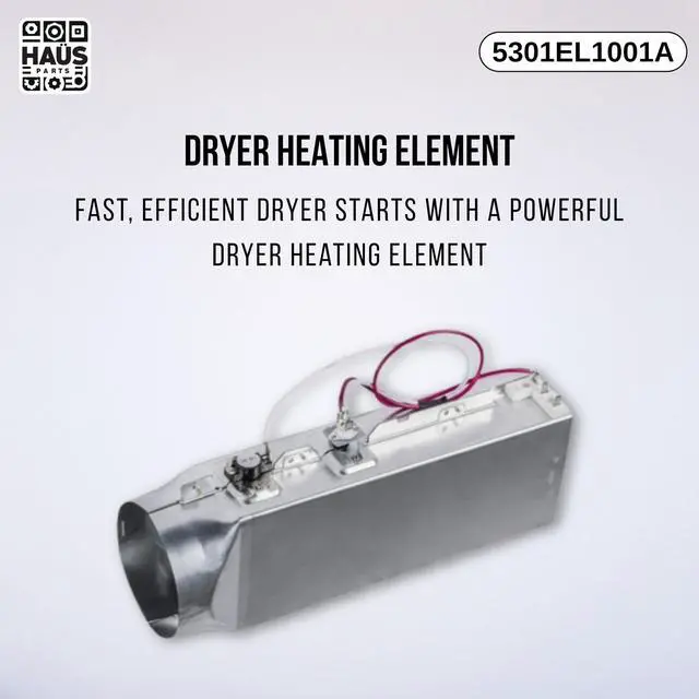 Alt view image 5 of 5 - 5301EL1001A Dryer Heating Element Compatible With Top Brands Replaces With, 5301EL1001A, 5301EL1001E, 5301EL1001J, 5301EL1001U, 5301EL1001W, AEG72910301,PS3527788, AP4438941