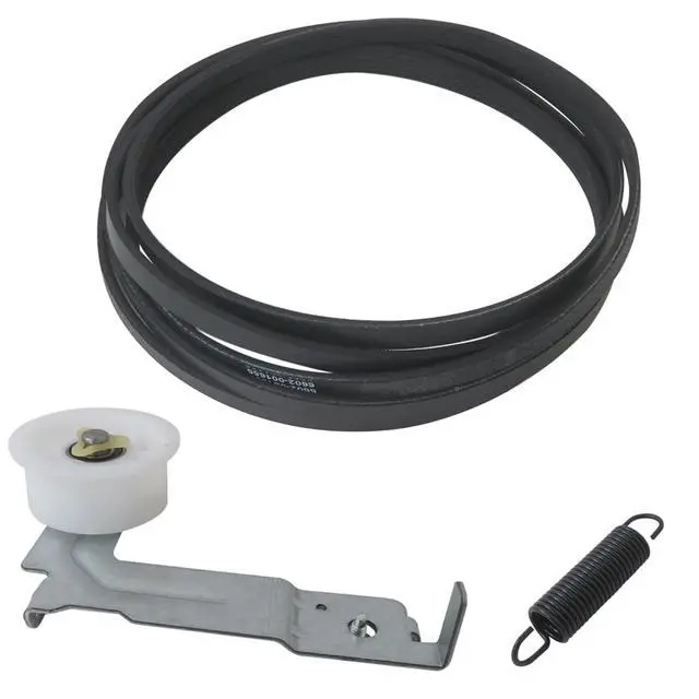Alt view image 2 of 6 - Dryer Idler Pulley DC93-00634A Dryer Belt 6602-001655 Tension Spring DC61-01215B, Compatible for Samsung Dryer, Replace DV400EWHDWR/AA.00, DV419AEW/XAA-00, DV431AEW/XAA-01, DV400EWHDWR/AA-01