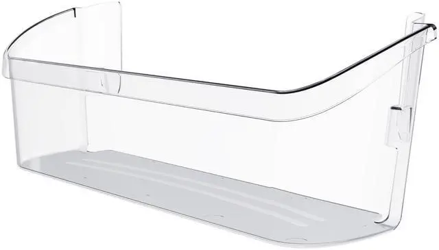 Main image of 242126602 Refrigerator Door Bin Shelf Compatible with Frigidaire Refrigerator Freezer Bottom Door Bin Shelf Clear AP6278233 PS12364199 4547407 EAP12364199 Replacement only