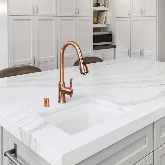 Alt view image 2 of 4 - Copper Kitchen Dishwasher Air Gap Cap, Copper Air Gap Cover for Replacement(AK105AC)