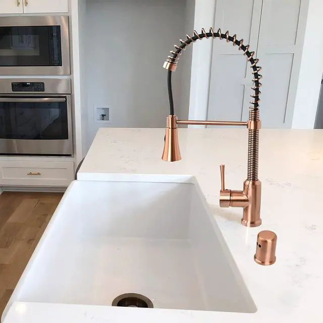 Alt view image 3 of 4 - Copper Kitchen Dishwasher Air Gap Cap, Copper Air Gap Cover for Replacement(AK105AC)