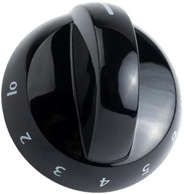 Main image of 316220002 Stovetop Burner Knob for Gas Ranges and Stoves, Black