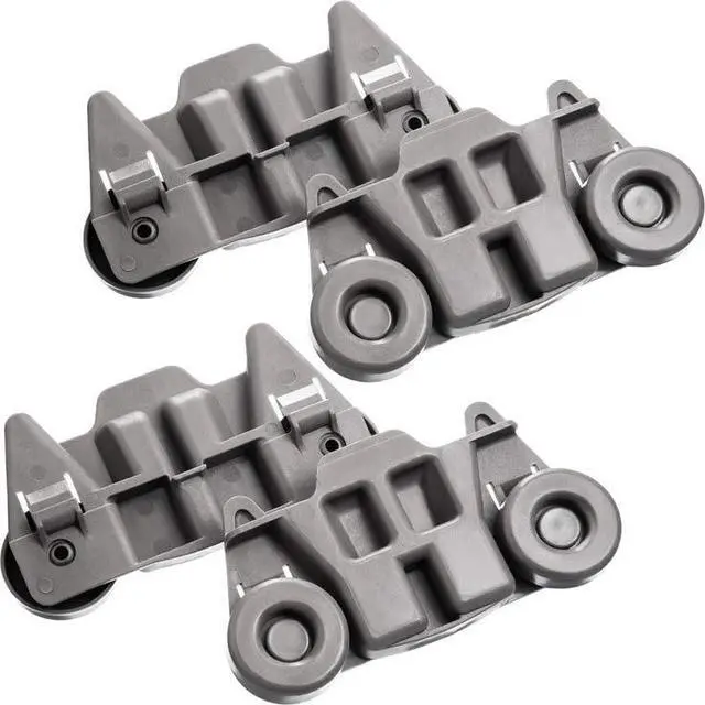 Alt view image 2 of 3 - WDT790SAYB3 WDT790SAYM0 WDT790SAYM1 Dishwasher Wheels Lower Dish Rack (4pc) for Whirlpool WDT790SAYM2 WDT790SAYM3 WDT790SAYW0 WDT790SAYW1 WDT790SAYW2 WDT790SAYW3 Lower Dishrack Roller Wheel