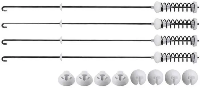 Main image of 4 Pack W10780048 Washing Machine Suspension Rods Kit Compatible With Whirlpool,Maytag,Amana