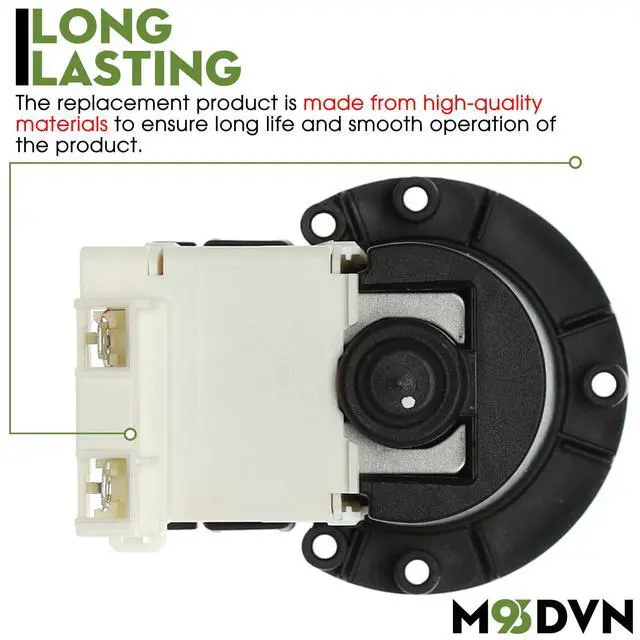 Alt view image 2 of 6 - Drain Pump Motor Replacement For Kenmore 796.41072311 796.41262610 796.41073310 796.41073311 796.41162411 796.41182311 796.41182310 796.41172210 796.41172211 796.41172212 Washing Machine