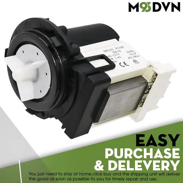 Alt view image 4 of 6 - Drain Pump Motor Replacement For Kenmore 796.41072311 796.41262610 796.41073310 796.41073311 796.41162411 796.41182311 796.41182310 796.41172210 796.41172211 796.41172212 Washing Machine