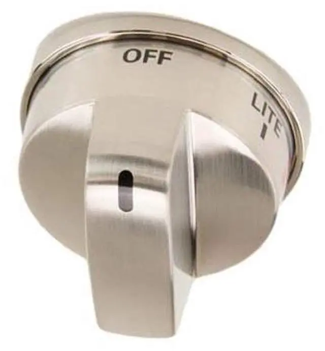 Main image of LG Electronics EBZ37189609 Gas Range Large Super Boil Burner Control Knob, Stainless Steel, Stainless-Steel