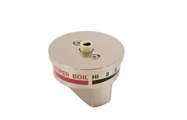 Alt view image 2 of 2 - LG Electronics EBZ37189609 Gas Range Large Super Boil Burner Control Knob, Stainless Steel, Stainless-Steel