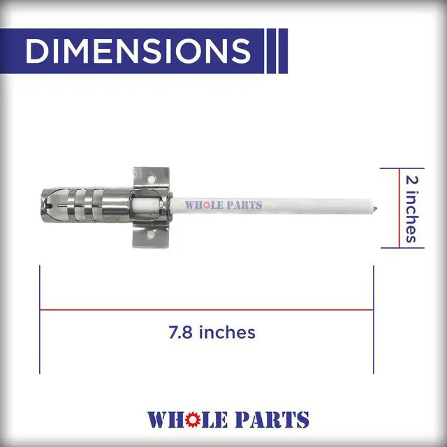 Alt view image 2 of 6 - Upgraded Range Bake or Broil Spark Electrode Part# W10333842- Replacement & Compatible with Some Jenn Air, Kitchen Aid, Amana, Maytag and Whirlpool Ranges