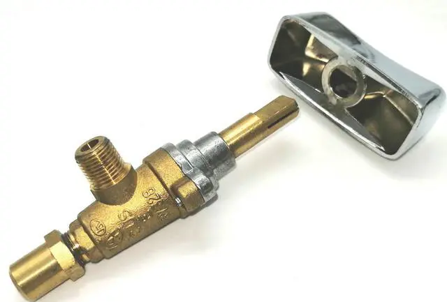 Main image of Burner Gas Valve With Knob (Ring Burner Gas Valve 1/8" NPT Inlet) (Natural Gas)