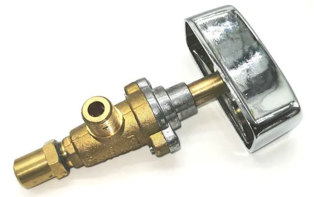 Alt view image 2 of 7 - Burner Gas Valve With Knob (Ring Burner Gas Valve 1/8" NPT Inlet) (Natural Gas)